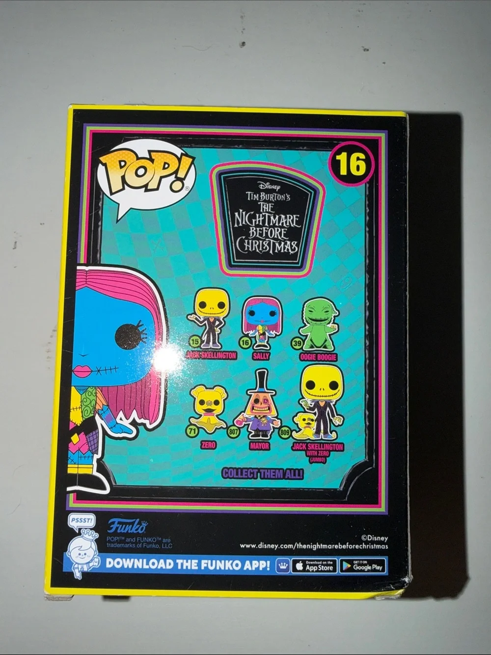 Funko Sally Vinyl Figure — Blue, Pink & Multicolor - Picture 3 of 7